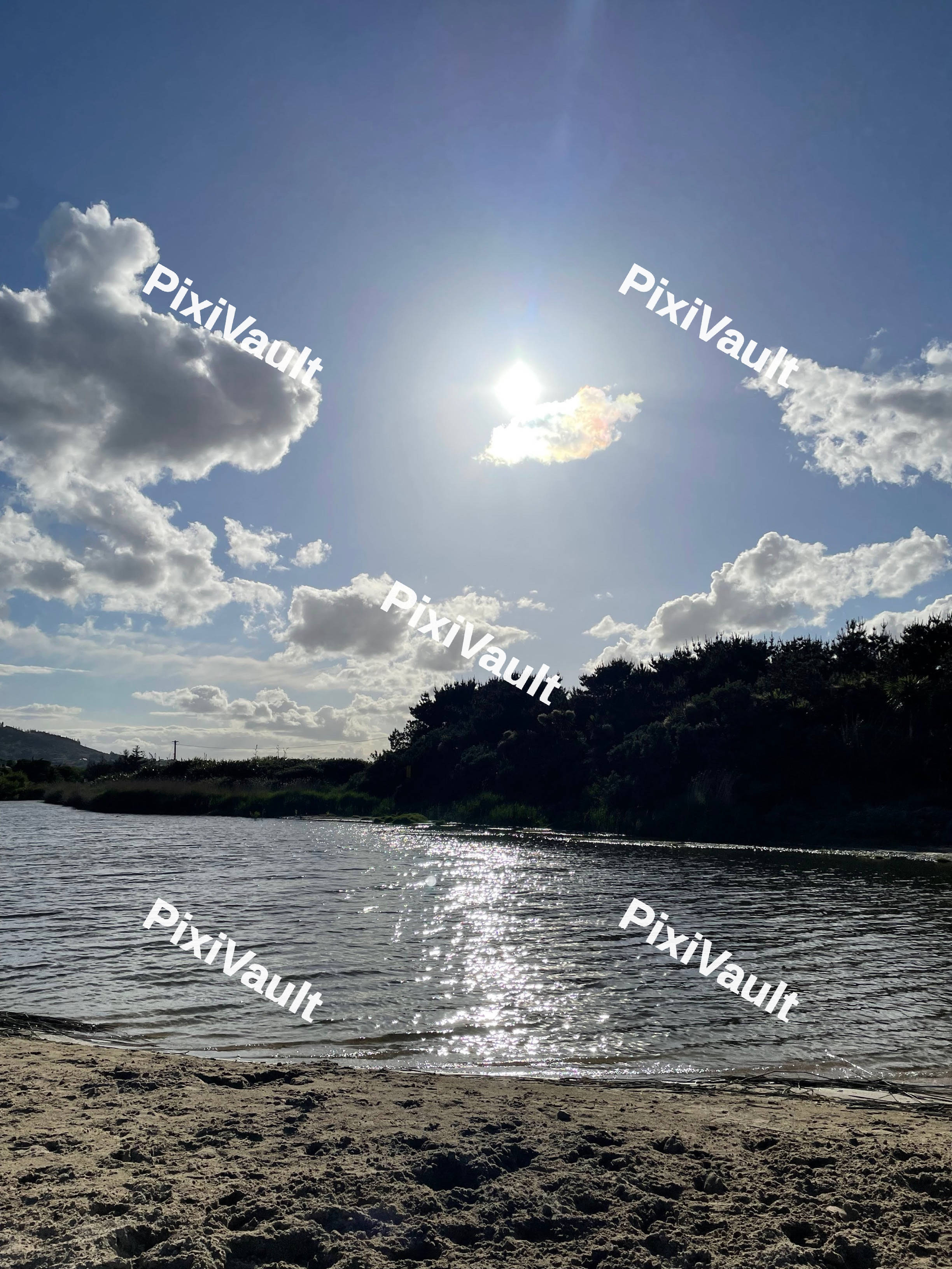 Sunny Day On Beach